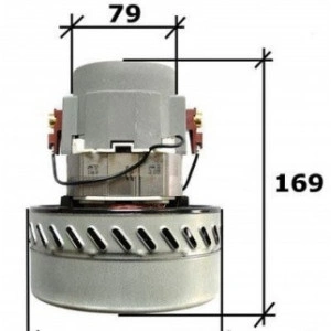 MOTOR ASPIRATOR PROFESIONAL - bistadiu, pentru aspiratoare cu 1 ,2 sau 3 motoare