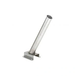 Suport inox lance jet , dubla, cu prindere in podea , diametru 100 mm - Img 2