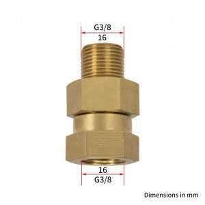 Antirasucire pistol presiune spalatorie, 3/8 Fi cu 3/8 Fe