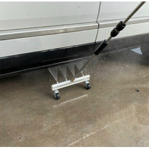 DISPOZITIV ALUMINIU SPĂLARE SUB AUTOTURISME CU 4 jeturi - Img 1