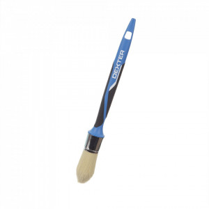 Pensula rotunda Dexter, detailing auto, pentru utilizare universala, latime 21mm, maner silicon