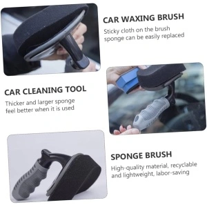 Perie Aplicatoare pentru Anvelope – Mâner Ergonomic & Burete Detailing - Img 3