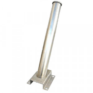 Suport inox lance jet , dubla, cu prindere in podea , diametru 100 mm - Img 3