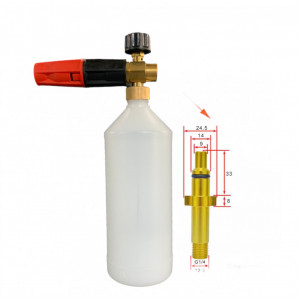 Lance spumare PRO V1 360° pentru aparat de spalat HEINNER - Img 5