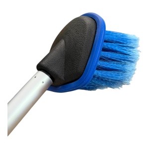 Perie de spalat cu cap rotund, 60cm, albastru/ negru - Img 2