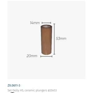 Piston ceramic H5, HAWK, ZX.0611-3