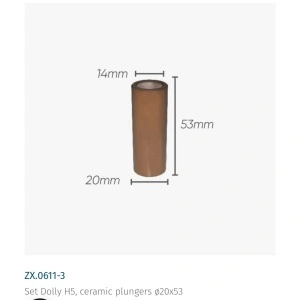 Piston ceramic H5, HAWK, ZX.0611-3
