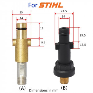 Adaptor lance spumare Nilfisk , Stihl - Img 1