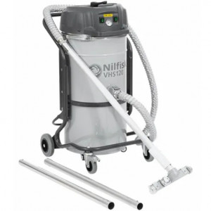 Aspirator industrial Nilfisk VHS 120CB FN ALL-IN-ONE cuptor patiserie 2000 W, 25 l in sac, materiale fierbinti, recipient metal - Img 4