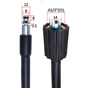 Furtun presiune pentru aparate Nilfisk , M22, interior 14- 10 m - Img 2