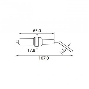Electrod de aprindere pentru caldarina apa calda Karcher ZX.0118 - Img 2