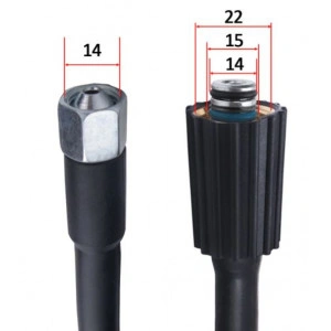 Furtun presiune pentru pistol spalat M14 -10 m