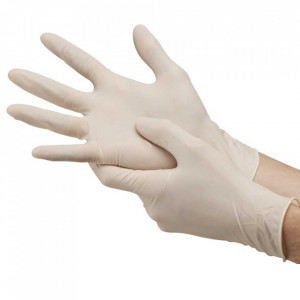 Manusi de unica folosinta din latex nepudrate Guide 602 -100 bucati marimea M - Img 2
