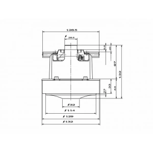 Motor profesional simpla turbina Karcher BR 40/10 - Img 3