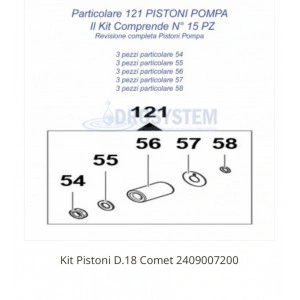 PISTON CERAMIC - COM 11- 18x30x9 -COMET - Img 2