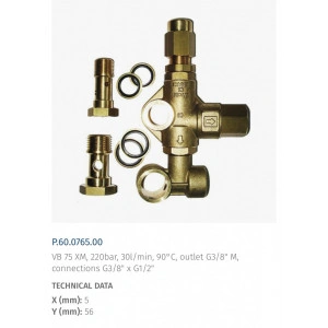 Supapa By-Pass VB 75 x:5 y:57 -Regulator presiune