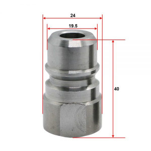 Adaptor lance spumare aparate cu pistol cu cupla rapida PA 1/4 ” ɸ=19.5 mm L=40 mm - Img 6