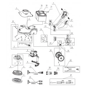 DISC PERIE 380MM 15 PPL VF89830 pentru Masina de spalat si aspirat AS 380/15 NILFISK VIPER - Img 2