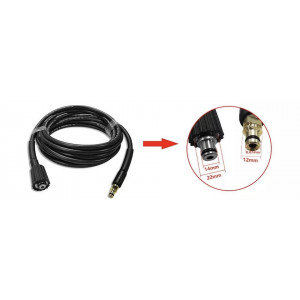 Furtun Karcher K2, K3, K4, K5, K6, K7 - Quick- M22 - 14 mm. - 10 m - Img 1