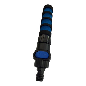 Perie de spalat cu cap rotund, 60cm, albastru/ negru - Img 3