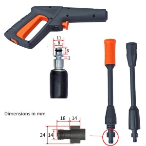 Pistol presiune cu lance jet pentru aparate de spalat ELITECH - Img 3