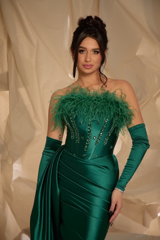 Rochie Majeste Verde - Img 3