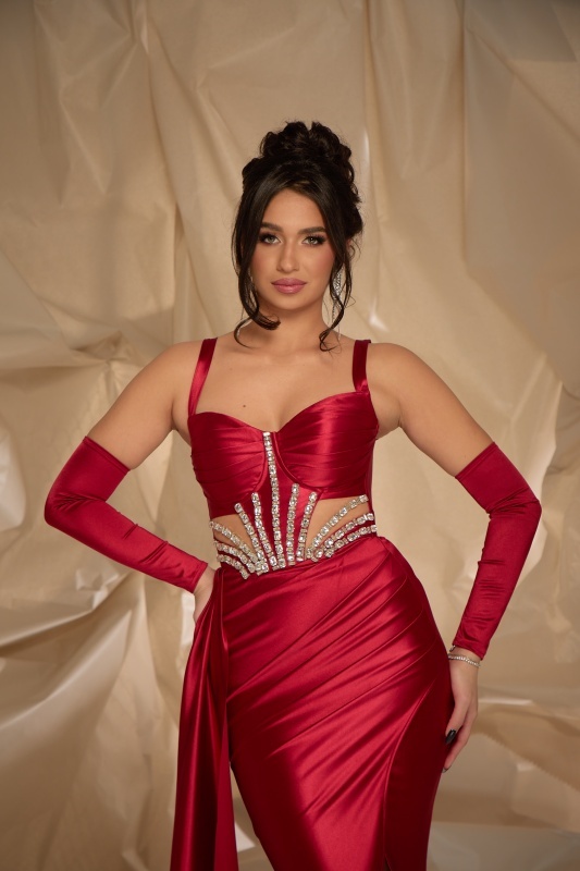 Rochie Seraphine Rosu - Img 2