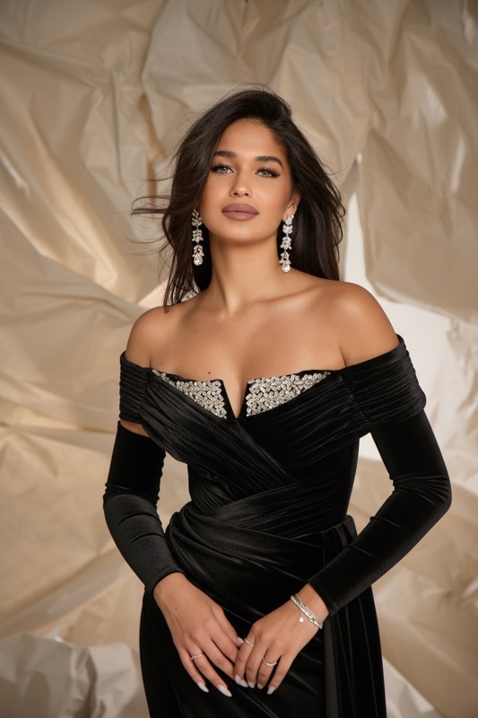 Rochie Reyna Negru - Img 3