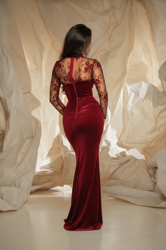 Rochie Selena Roșu - Img 2