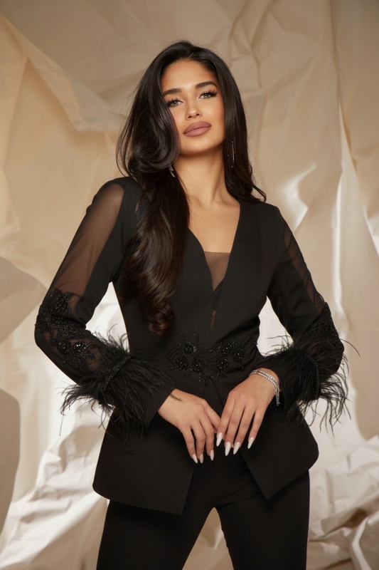 Salopetă Jessica Negru - Img 2
