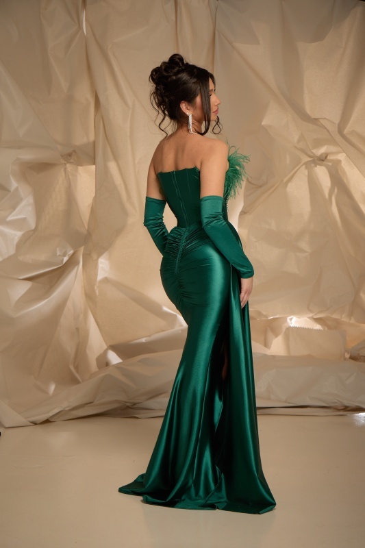 Rochie Majeste Verde - Img 2