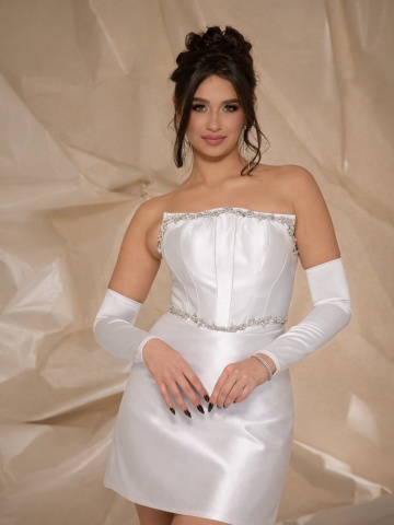 Rochie Celestine Alb