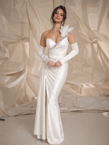 Rochie Emerladia Alb