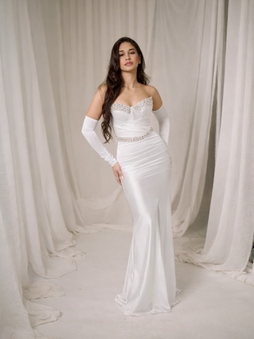 Rochie Maristelle Alb