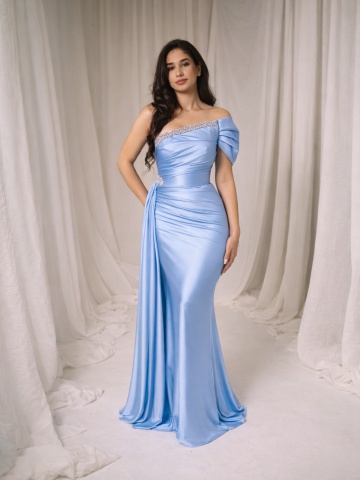 Rochie Zafira Baby Blue