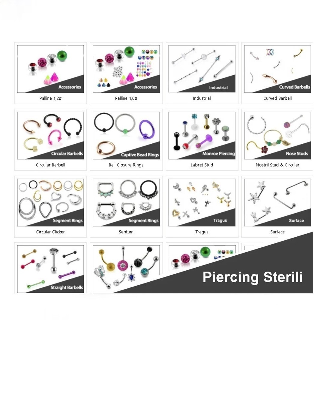 TUTTI I PIERCING