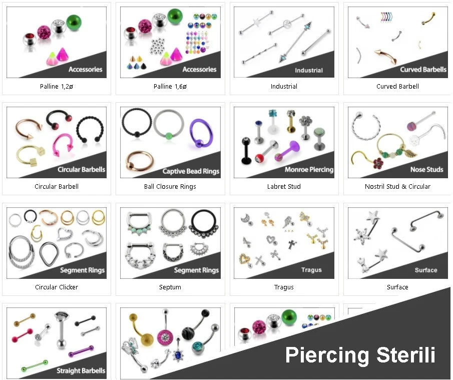 TUTTI I PIERCING