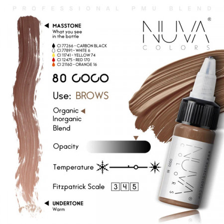 NUVA COLORS - 80 COCO - 15ML (REACH COMPLIANT) - Img 2
