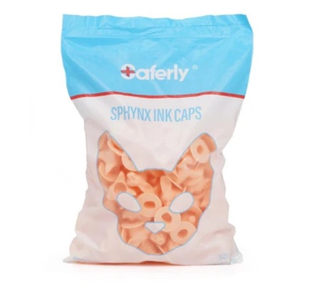 Tappini per inchiostro Saferly Sphynx Cat - Misura 16mm - Confezione da 25 pz - Img 5