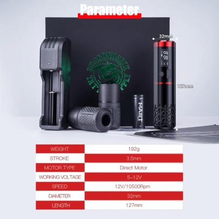 Armor Pro Wireless Tattoo Pen Machine - Img 7