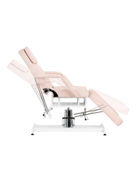 Poltrona estetica idraulica Tattoo Professionale Colore Rosa Light - Img 3