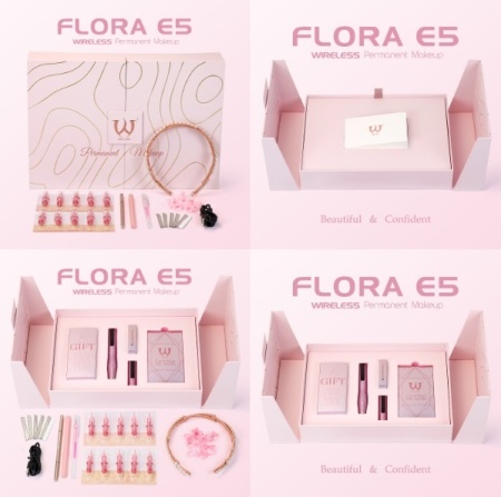 SET DELUXE FLORA E5 WIRELESS PMU MACHINE PURPLE - Img 8