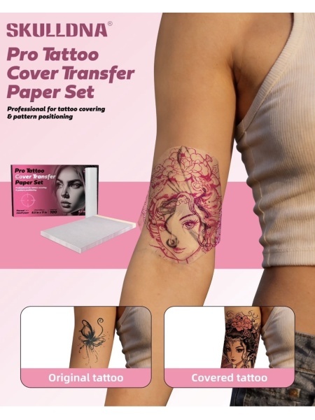Carta Termica Stencil Pro Tattoo Cover - 90 Pezzi - Img 2