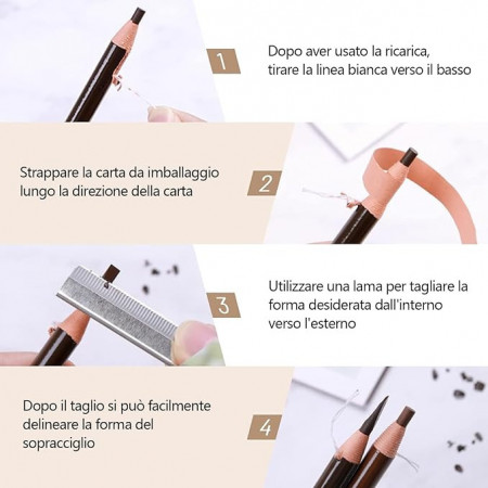 Matita Per Sopracciglia Dark Brown - Img 2