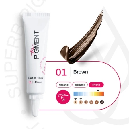 Microblading Pigment - Brown 1 - 10 ml - Img 4