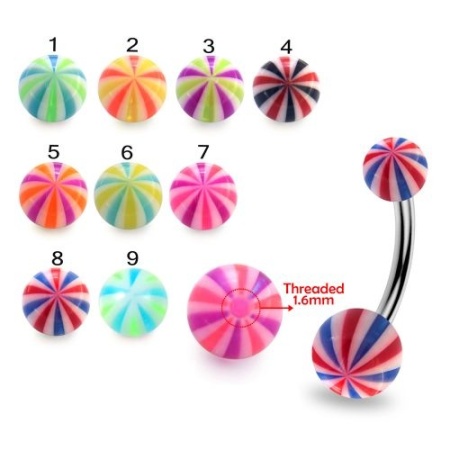 Piercing Ombelico in UV Assorted Candy