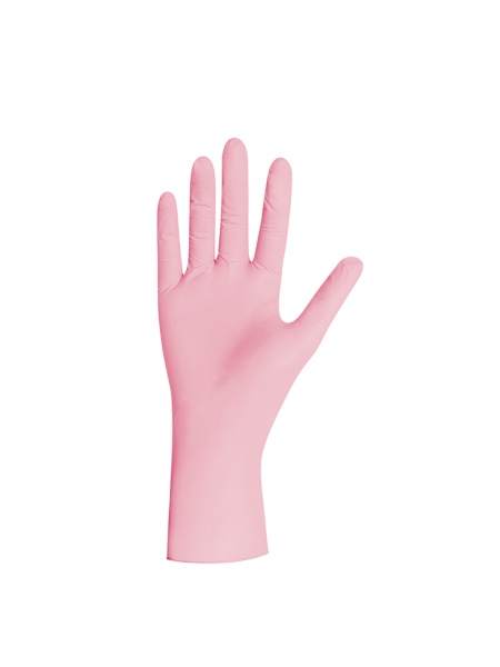 Guanti in Nitrile PINK Unigloves - Img 2