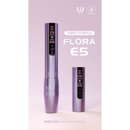 SET DELUXE FLORA E5 WIRELESS PMU MACHINE PURPLE - Img 2