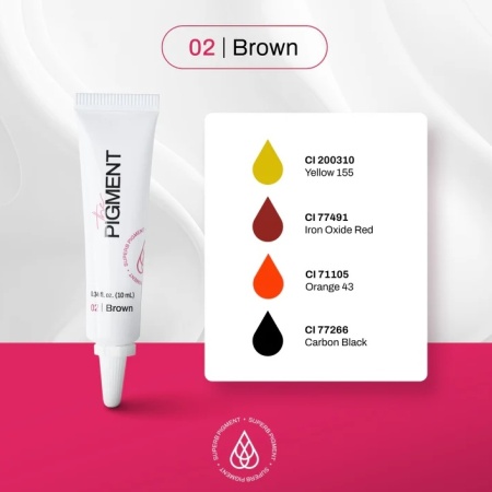 Microblading Pigment - Brown 2 - 10 ml - Img 2