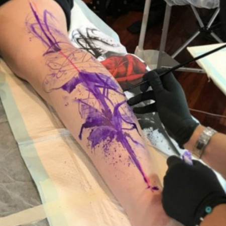 NOX Violet Hectograph Ink - Inchiostro Ectografico violetto per Stencil a Mano (60ml) - Img 2